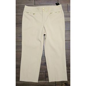 Ralph Lauren Summer Classic Pants Tan 16 NWT